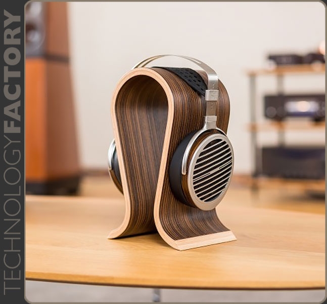 Wooden omega headphone discount stand