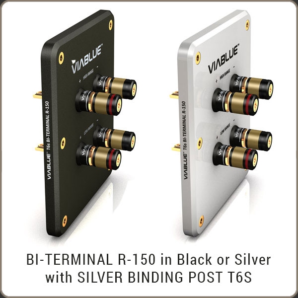 Viablue R-150 Biwiring Silver & Binding Posts